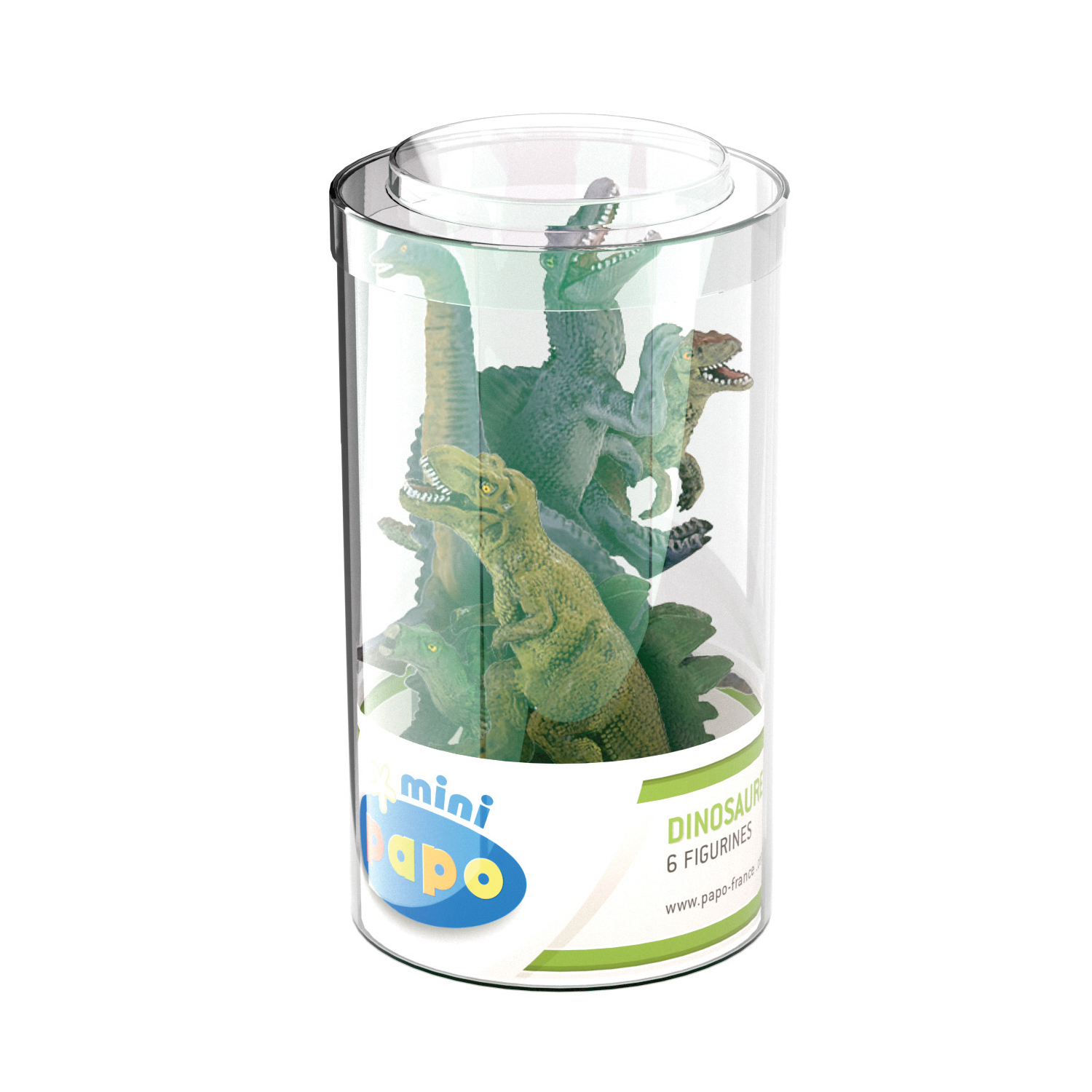 Mini PLUS Dinosaurs Set 1 (Tube. 6 pcs)
