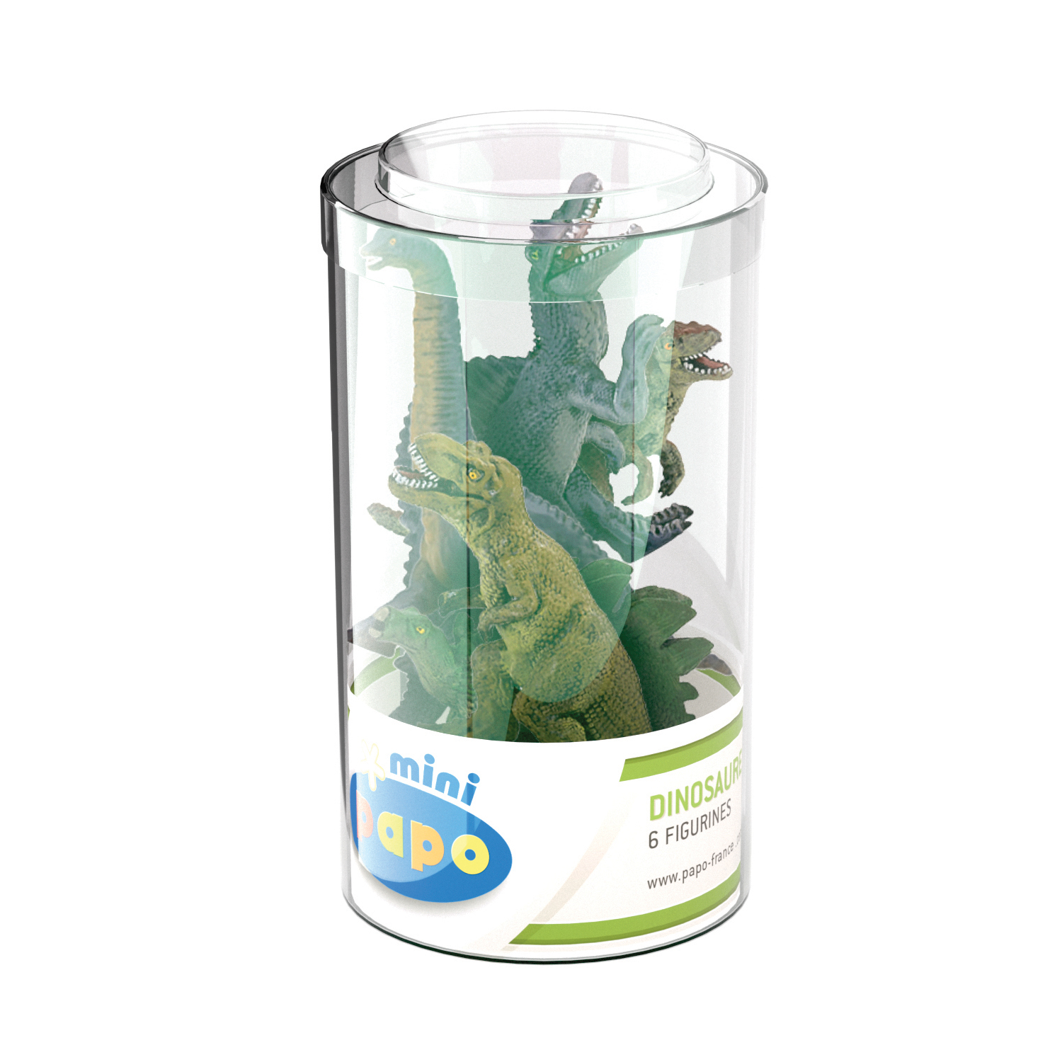 Mini PLUS Dinosaurs Set 2 (Tube. 6 pcs)