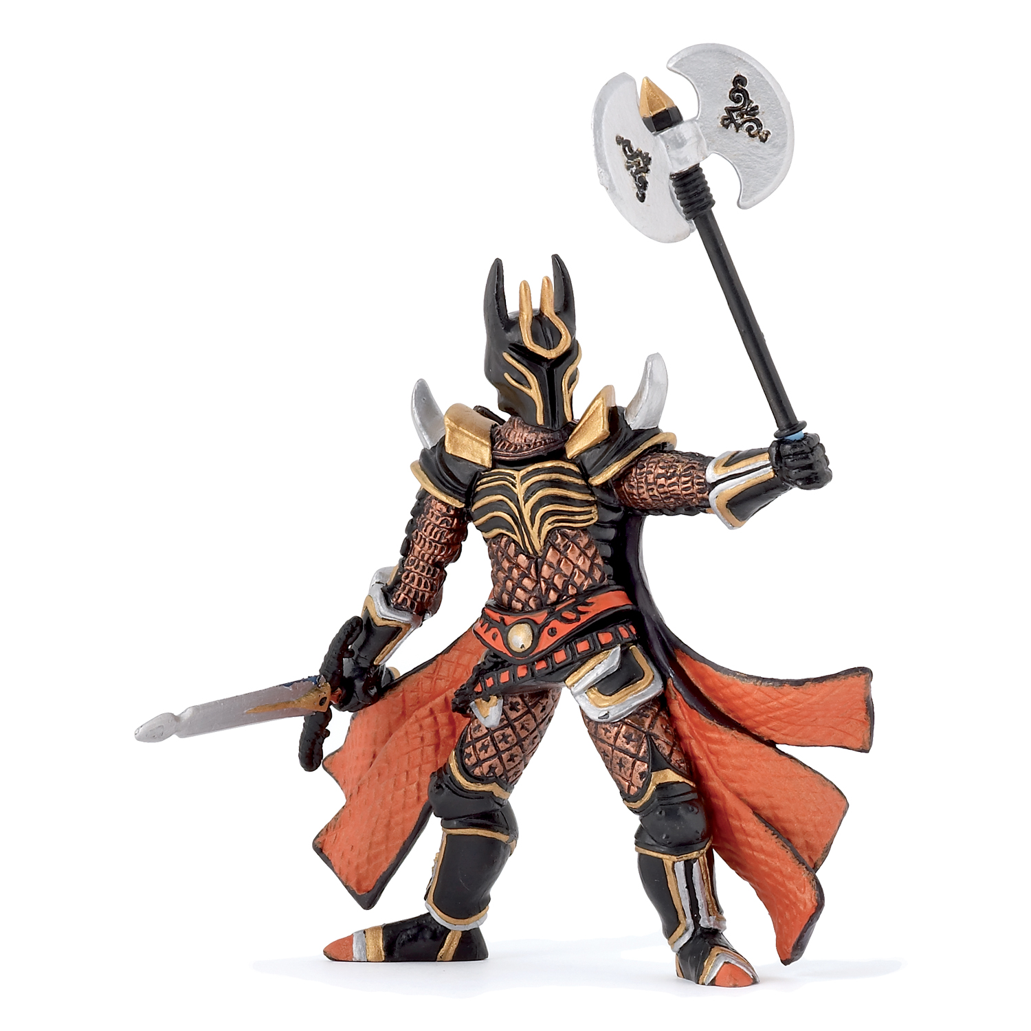 Knight with a triple battle axe