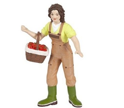 Farmer and her basket