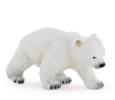 Walking polar bear cub