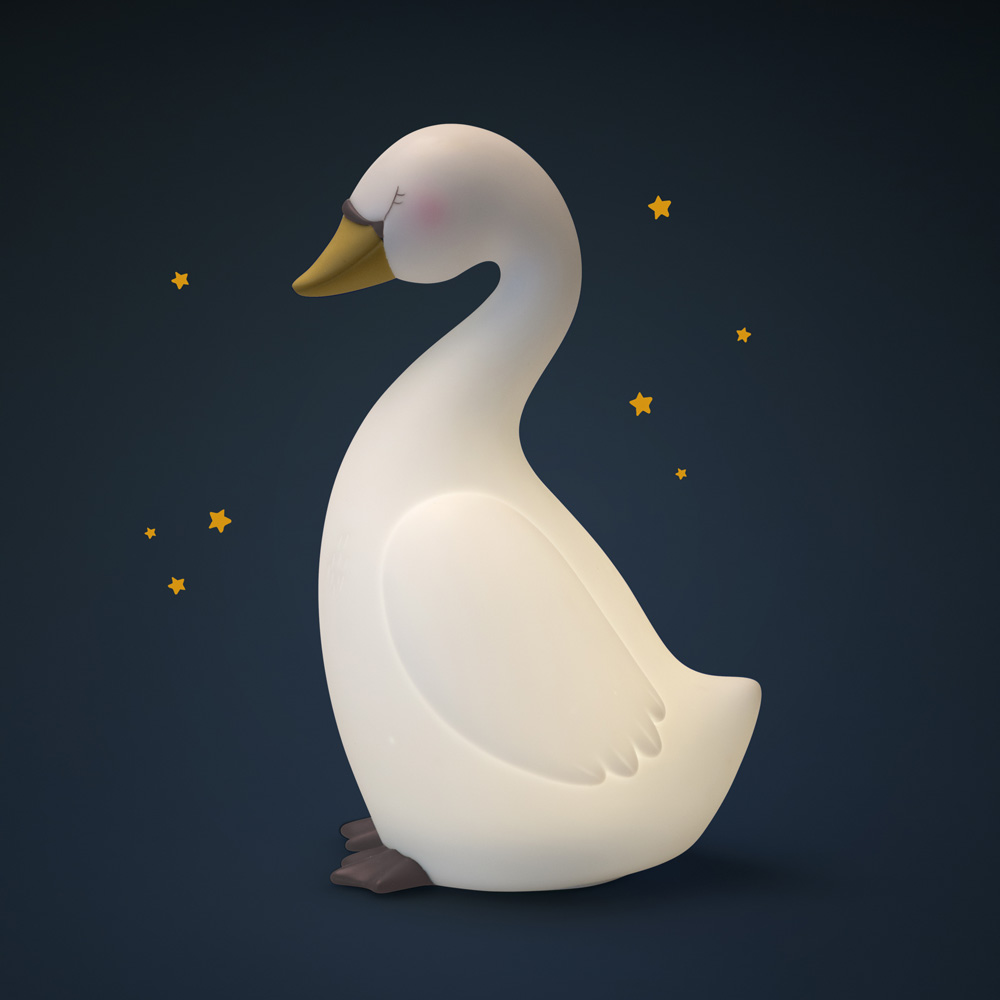 Swan night light lamp La Petite Ecole de Danse