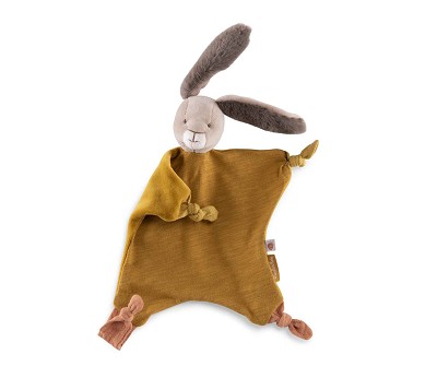 Ochre rabbit comforter Trois Petits Lapins