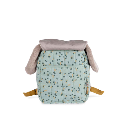 Sage rabbit backpack Trois Petits Lapins