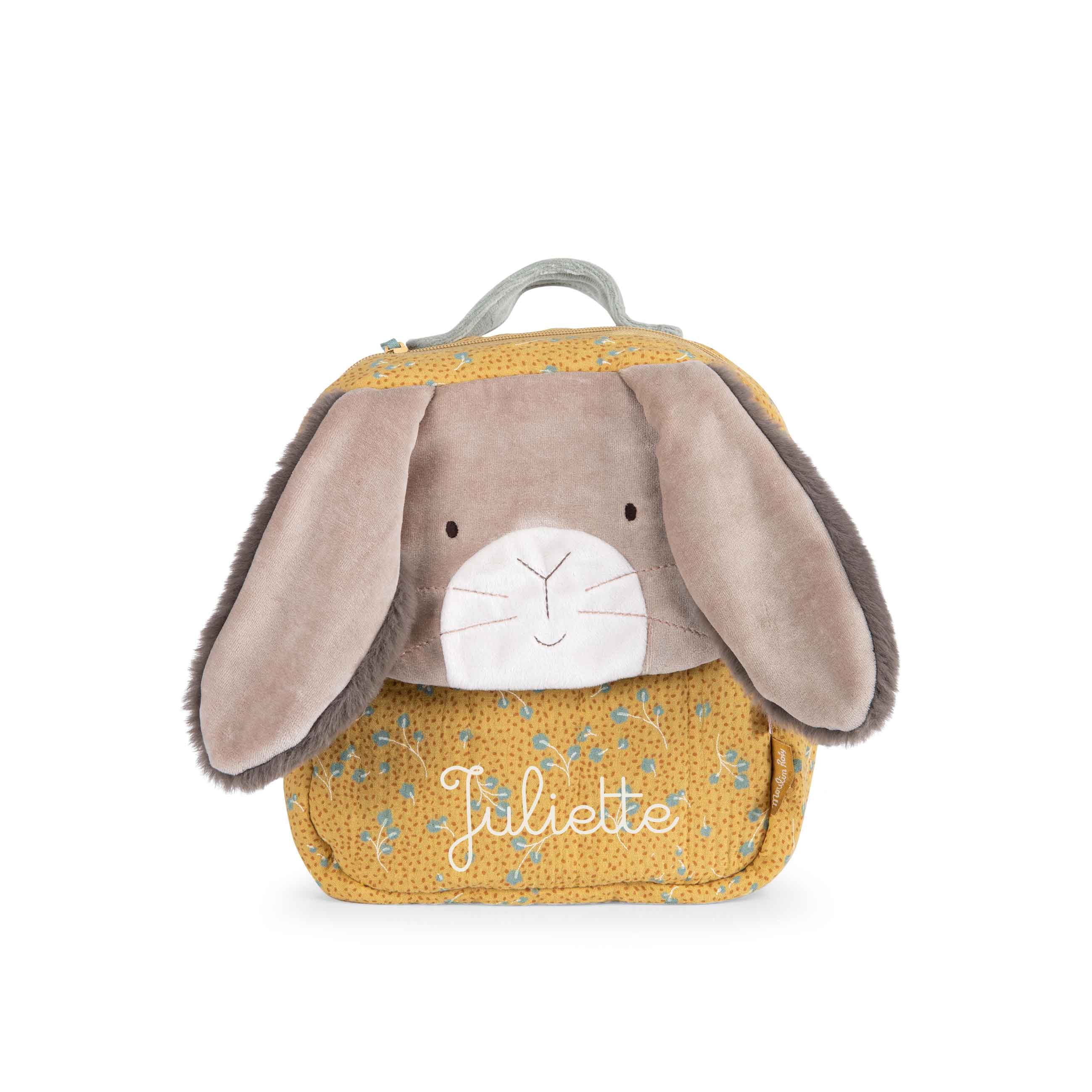 Clay rabbit backpack Trois Petits Lapins