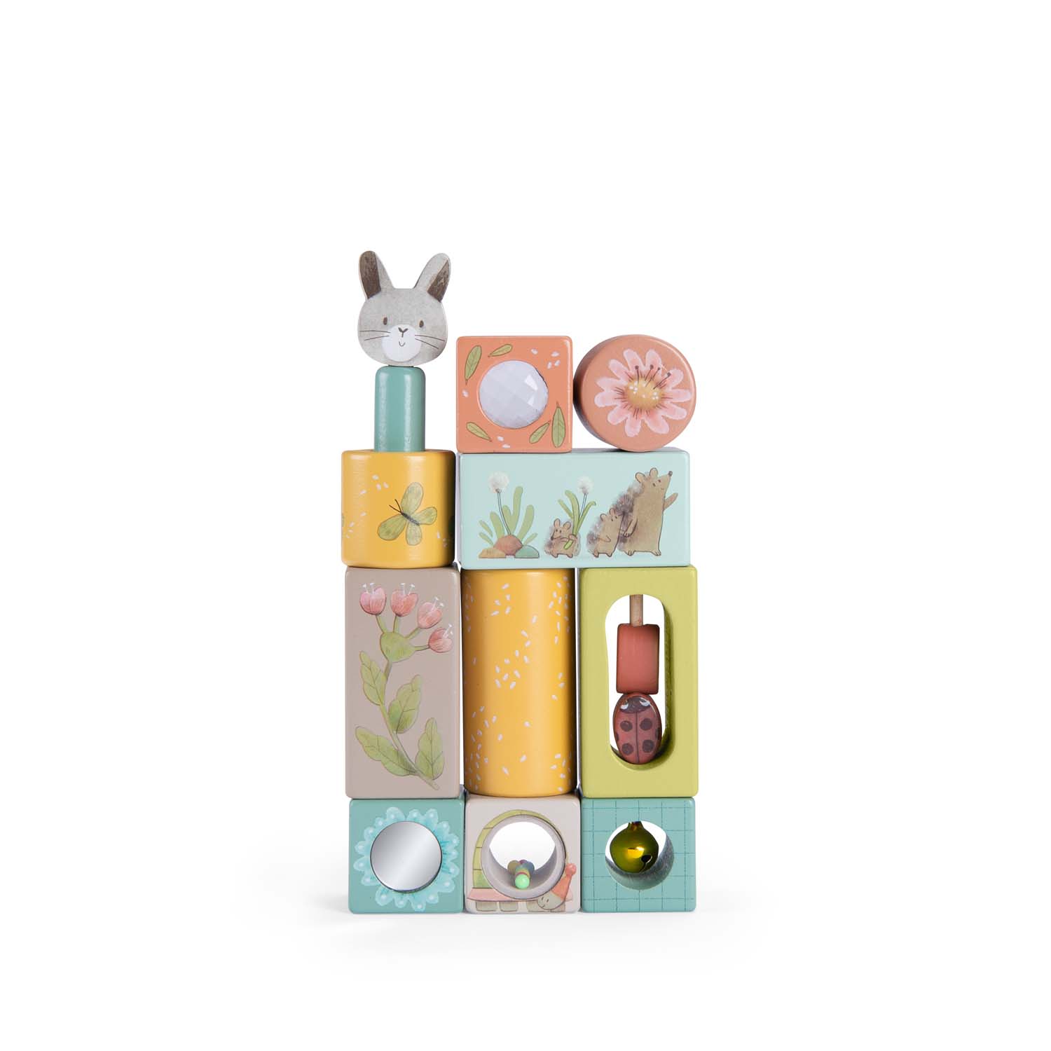 Stack-up activity cubes Trois Petits Lapins