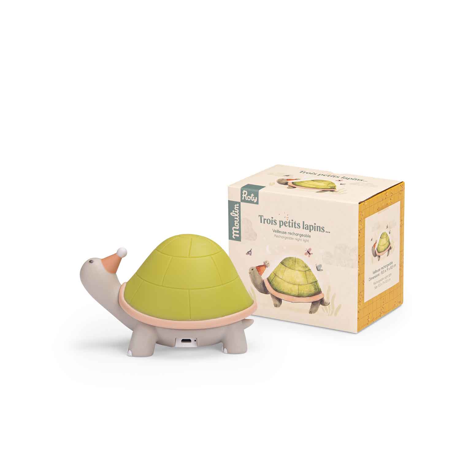 Turtle night light (USB) Trois Petits Lapins