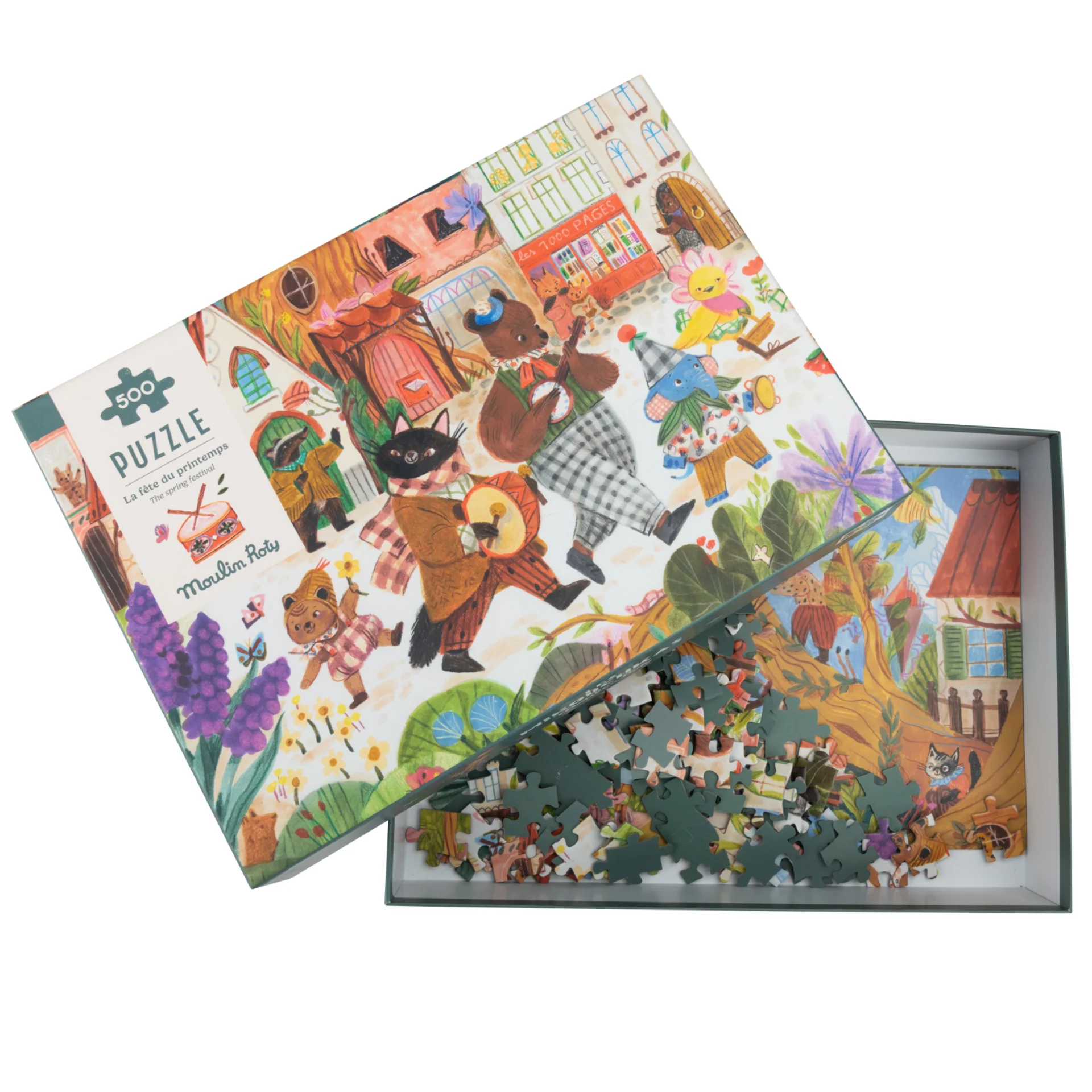 Puzzle la fête du Printemps (500 pièces) Les Minouchkas