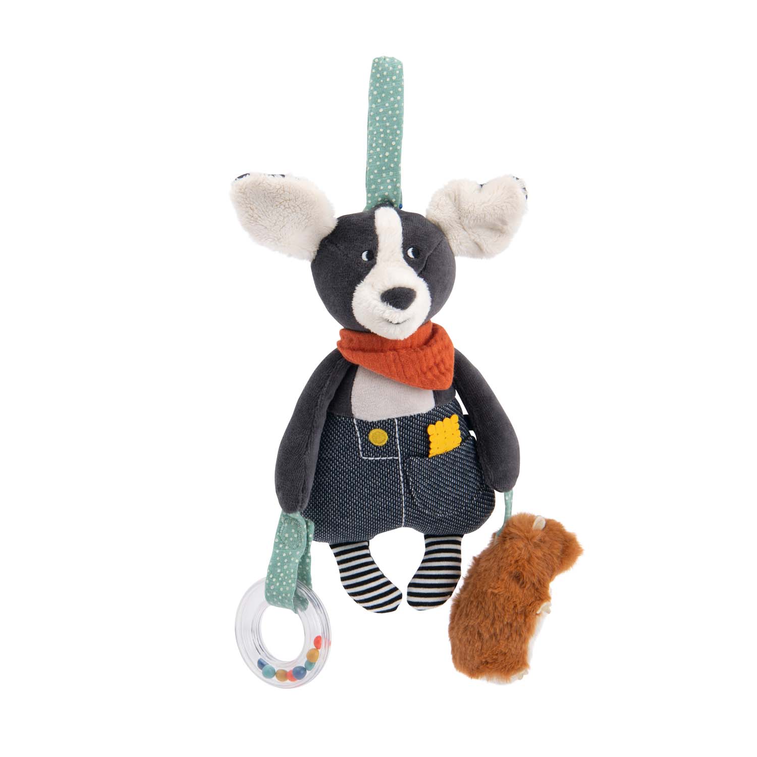 Hanging activity dog Puce & Pilou