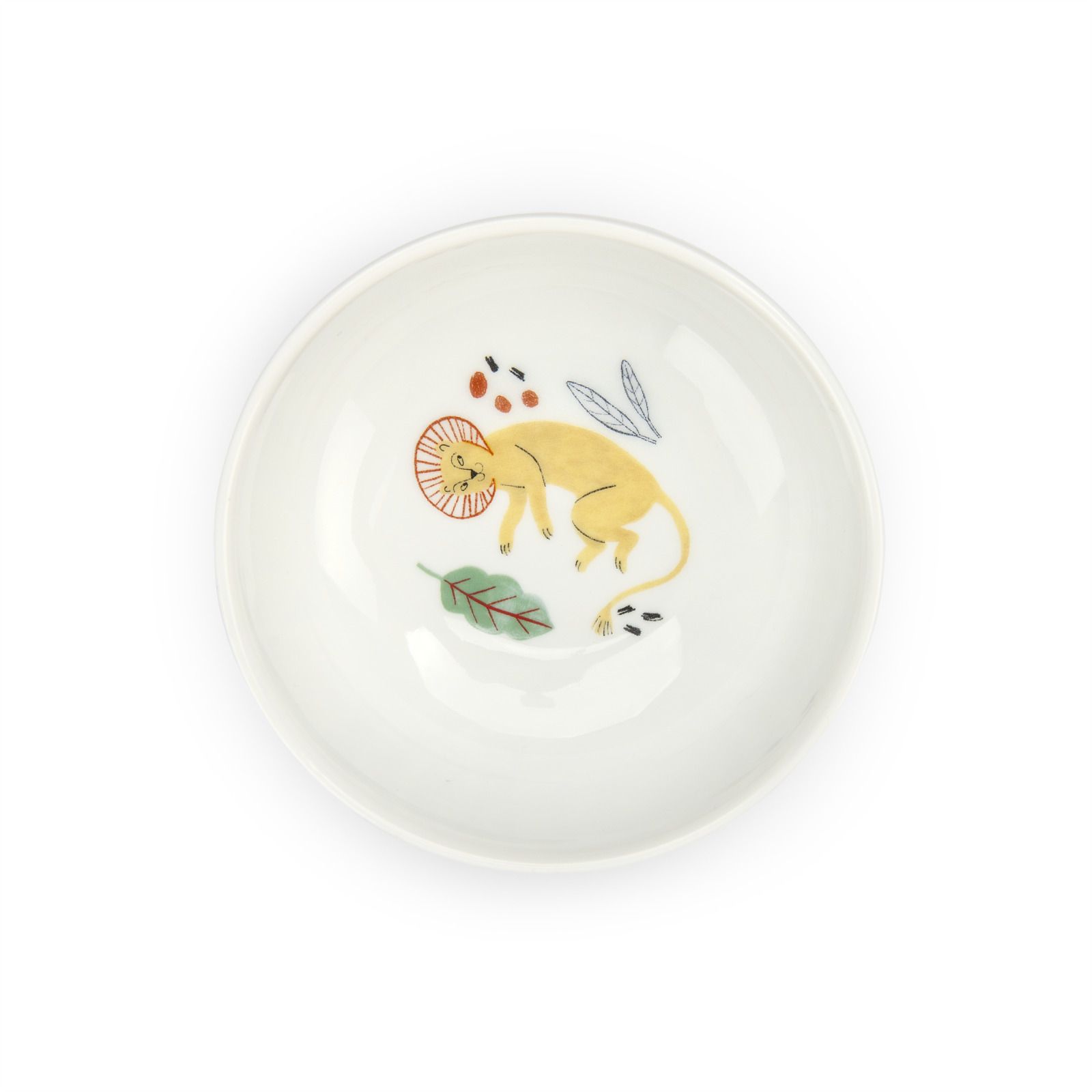 Porcelain dish set La forêt Mawa