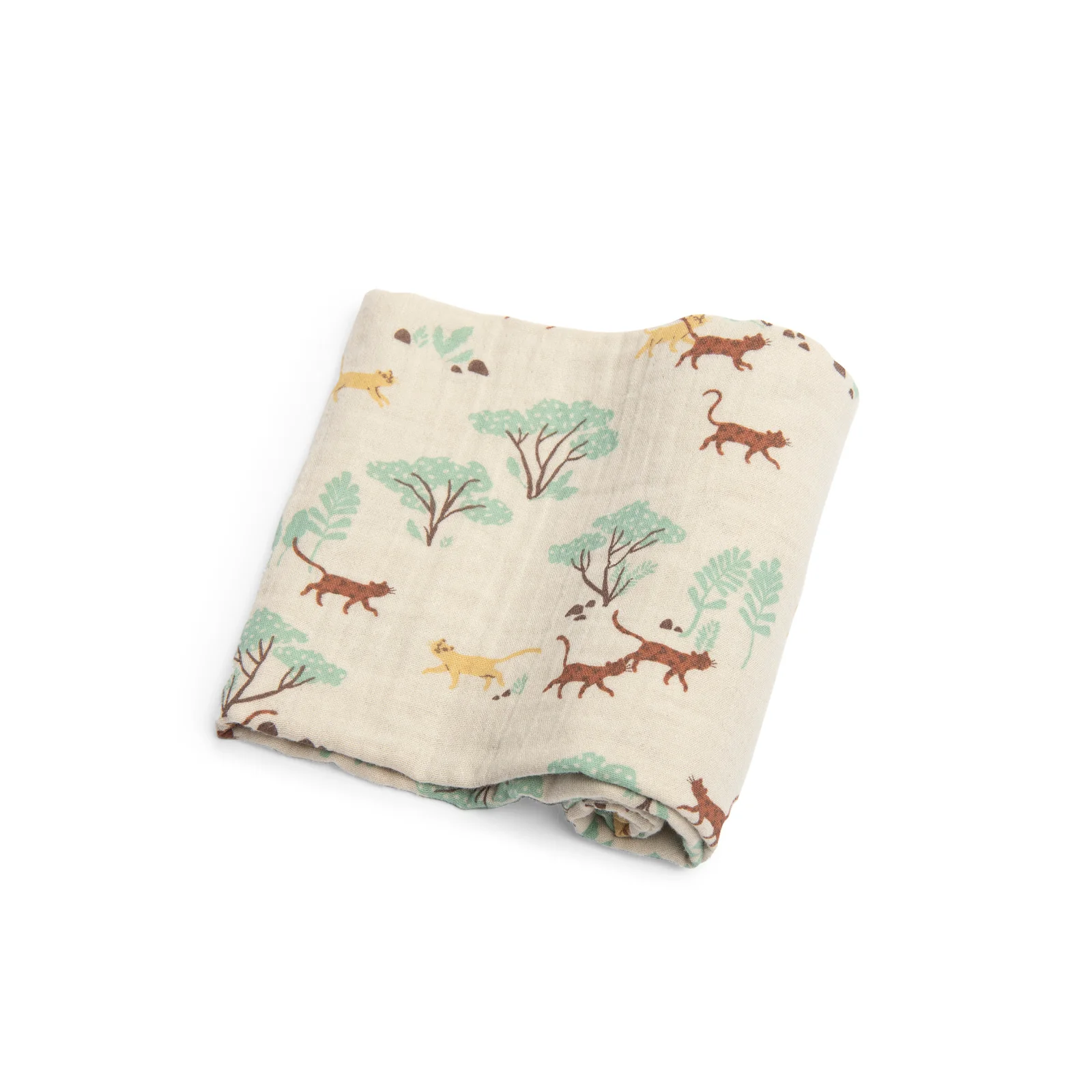 Set of 3 muslin squares La forêt Mawa