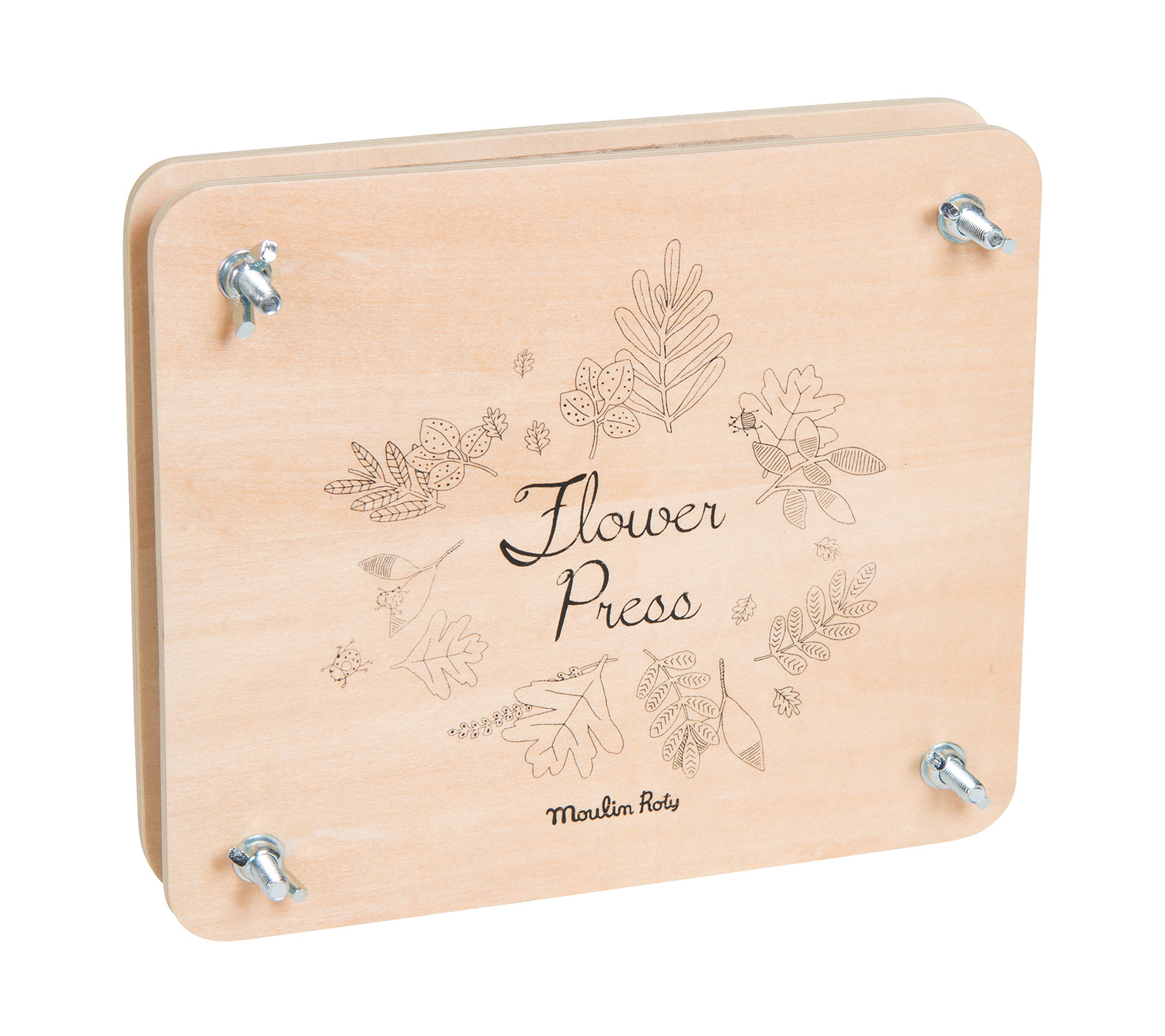 EN - Flower press Le jardin du moulin (English)