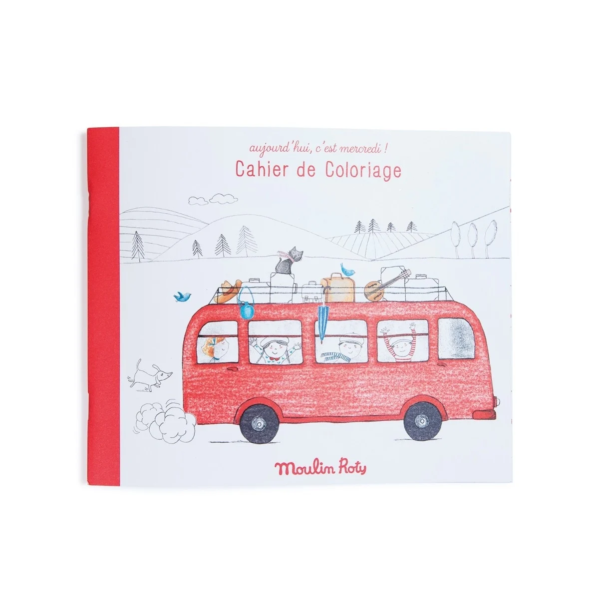 Colouring & activity book (36 p.) Aujourdhui cest mercredi /6