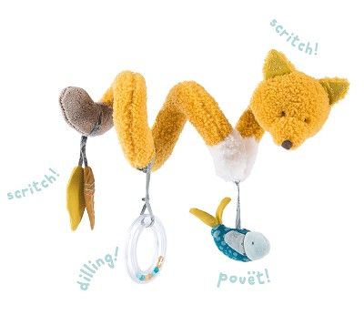 Chaussette the fox activity spiral Le Voyage dOlga