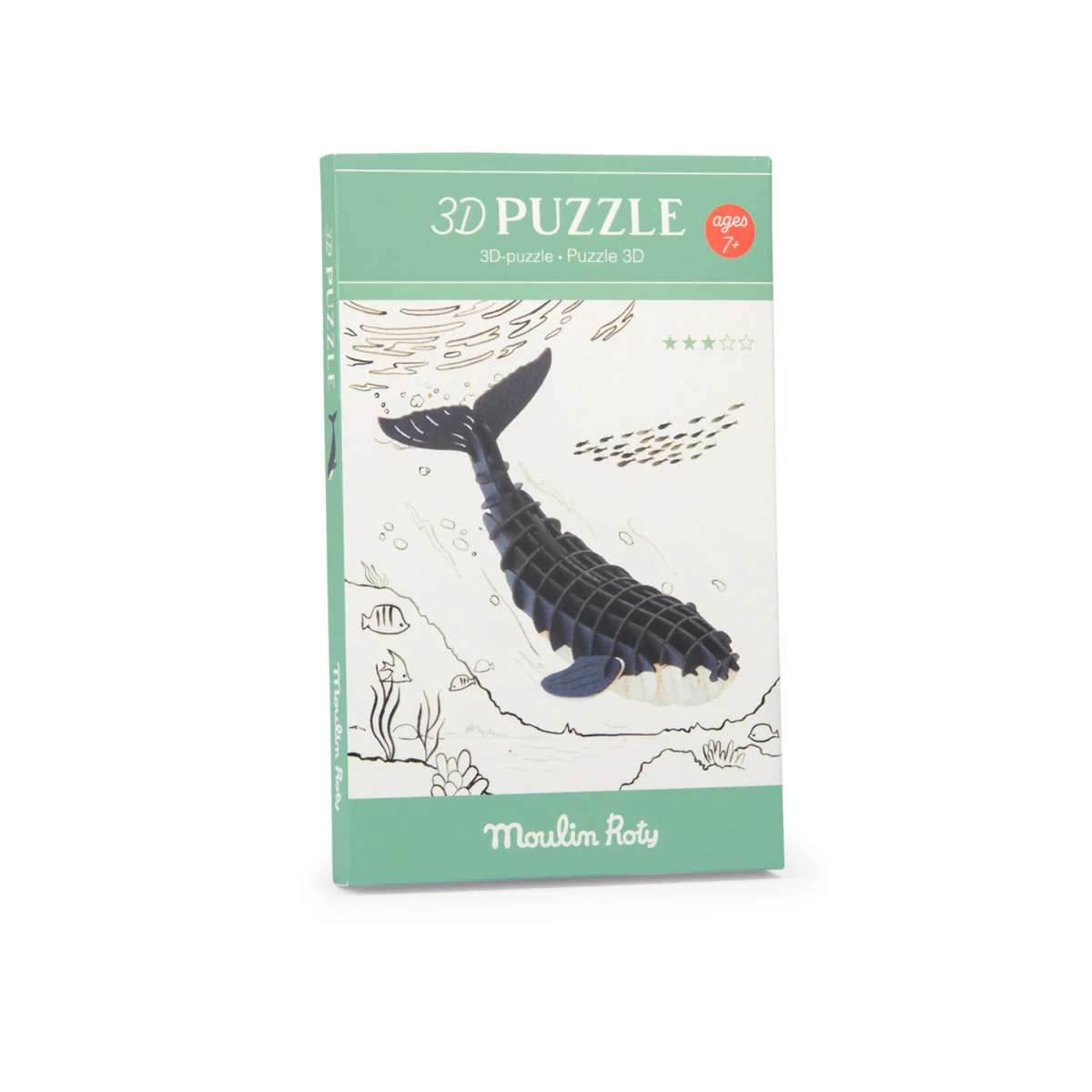 Whale 3D puzzle Tout autour du monde