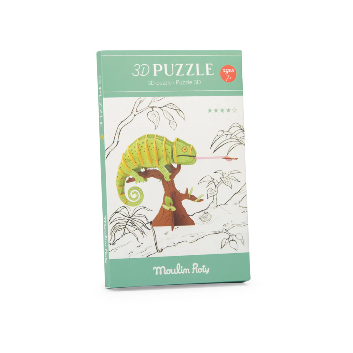 Chameleon 3D puzzle Tout autour du monde