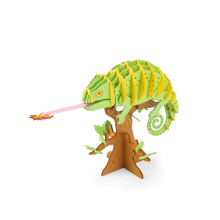 Chameleon 3D puzzle Tout autour du monde