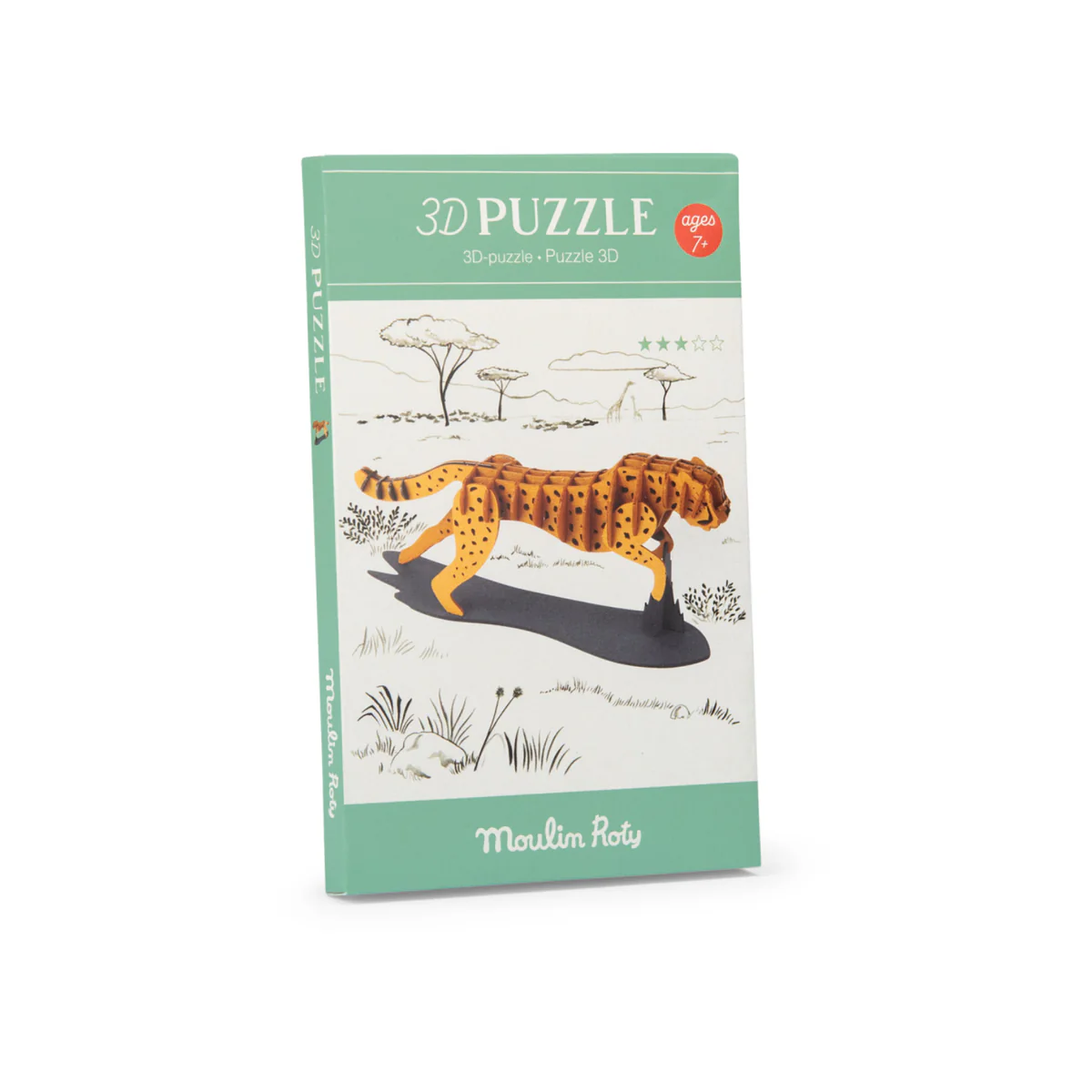 Cheetah 3D puzzle Tout autour du monde