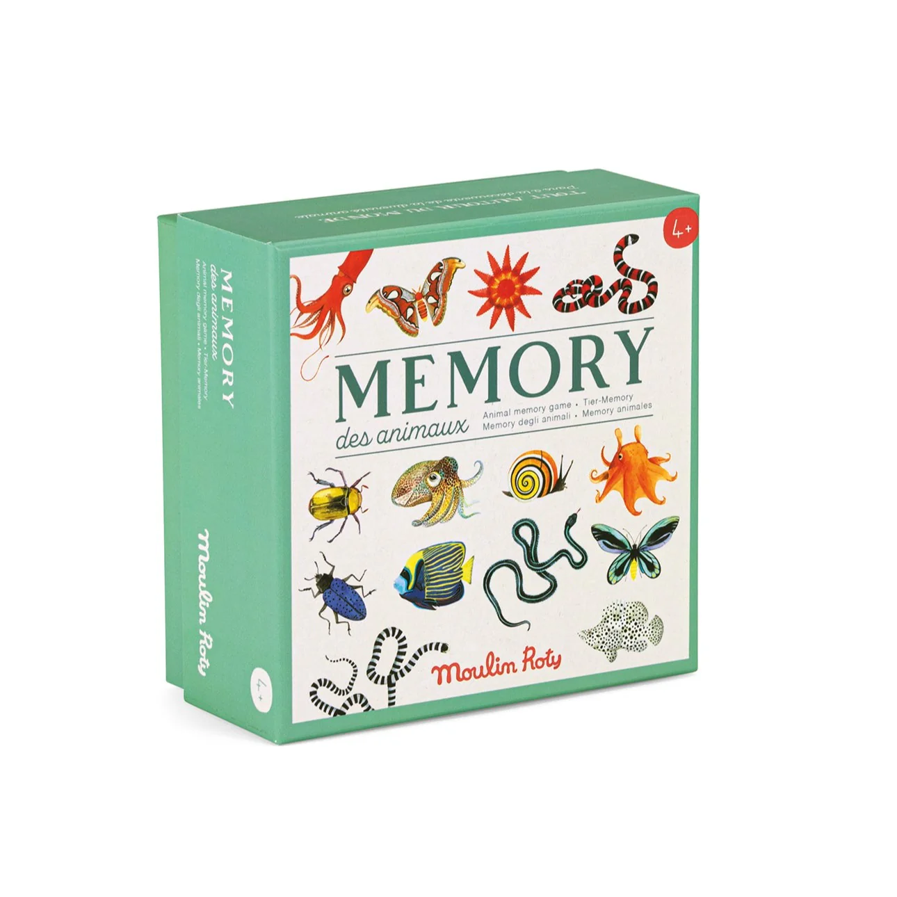 Animal memory game Tout autour du monde