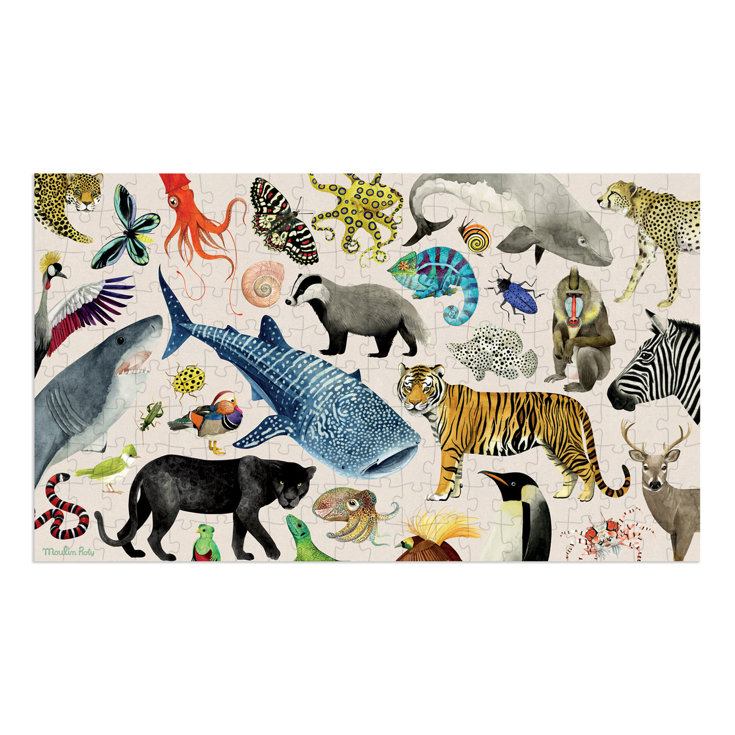 Animals of the world puzzle (200 pcs)