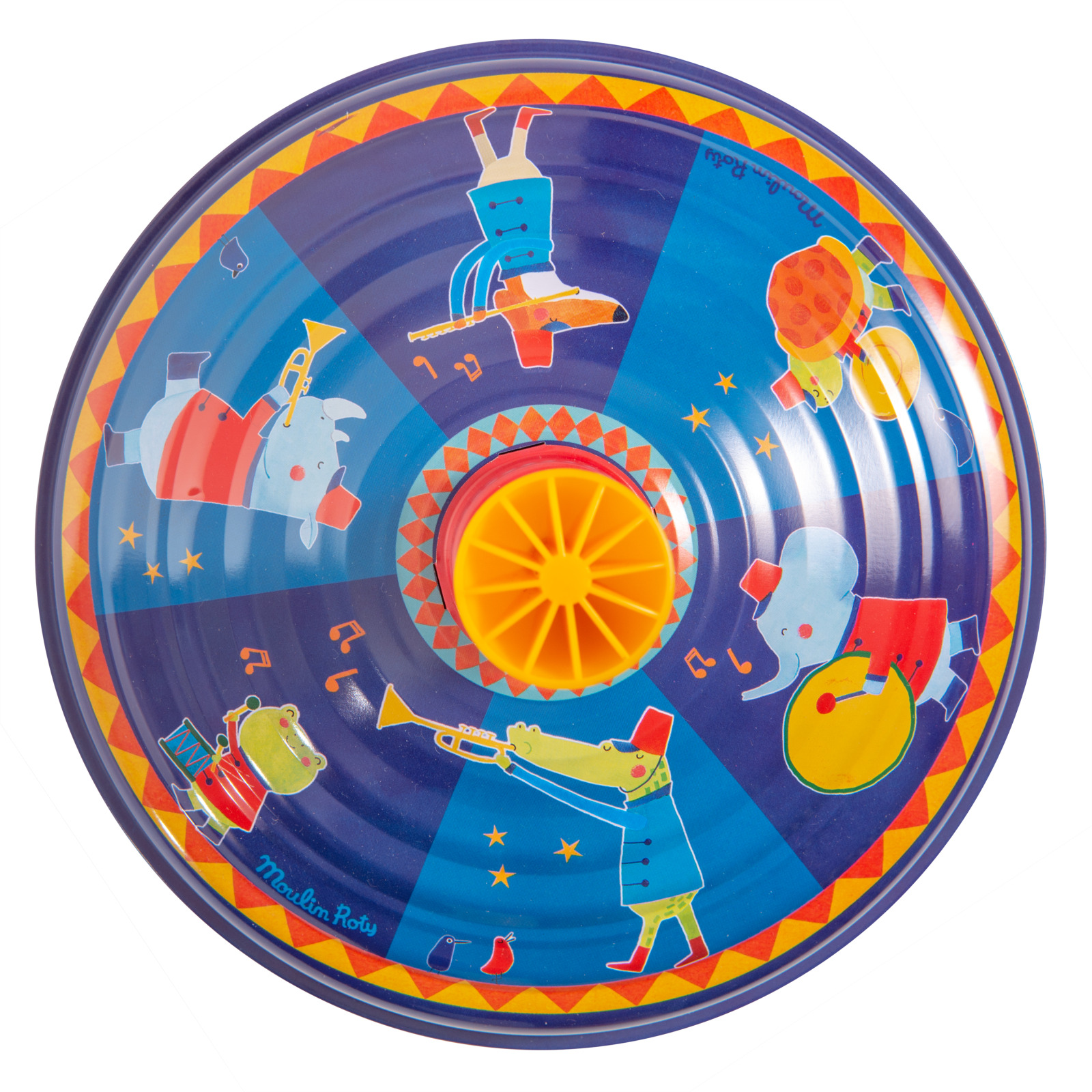 Large fanfare spinning top Les jouets métal