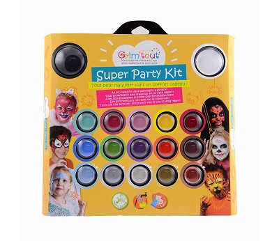 Face paint - 17 colours - super party kit