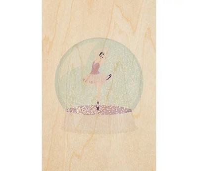 kort: snow globe dancer