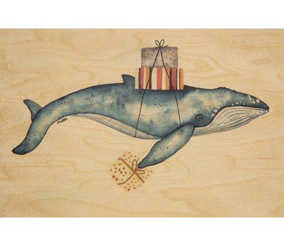 kort: greetings 2 LM whale