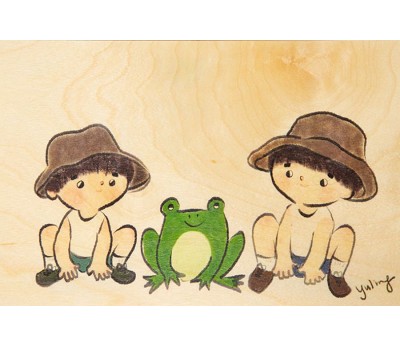kort: kids 3 frog