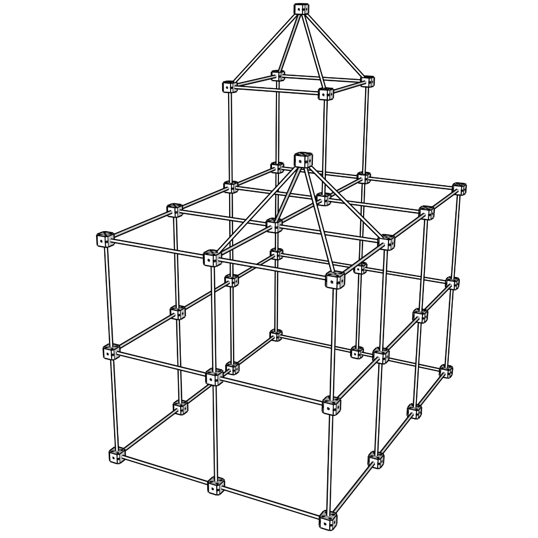 1001 PlayHuts - 111 pieces set