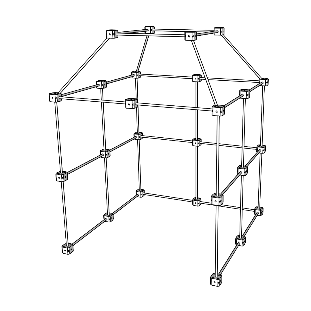 1001 PlayHuts - 111 pieces set