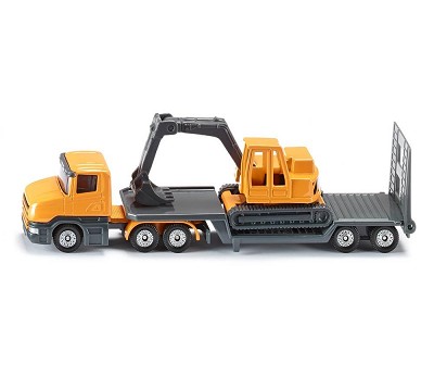 Siku Low Loader With Excavator