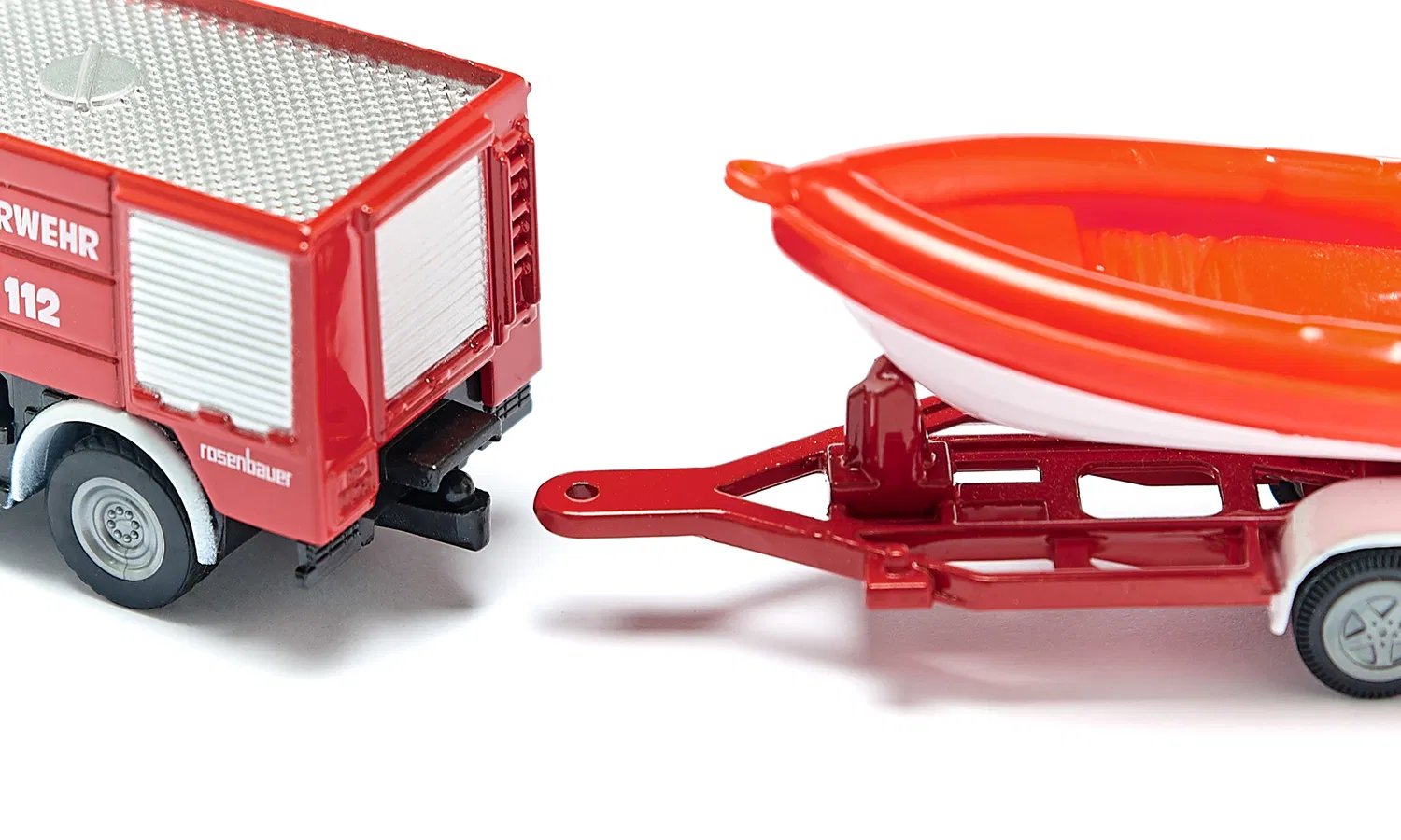 Siku Unimog Fire Engine With Boat
