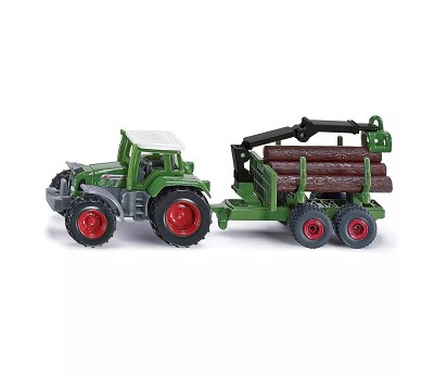 Siku Tractor W Forestry Trailer