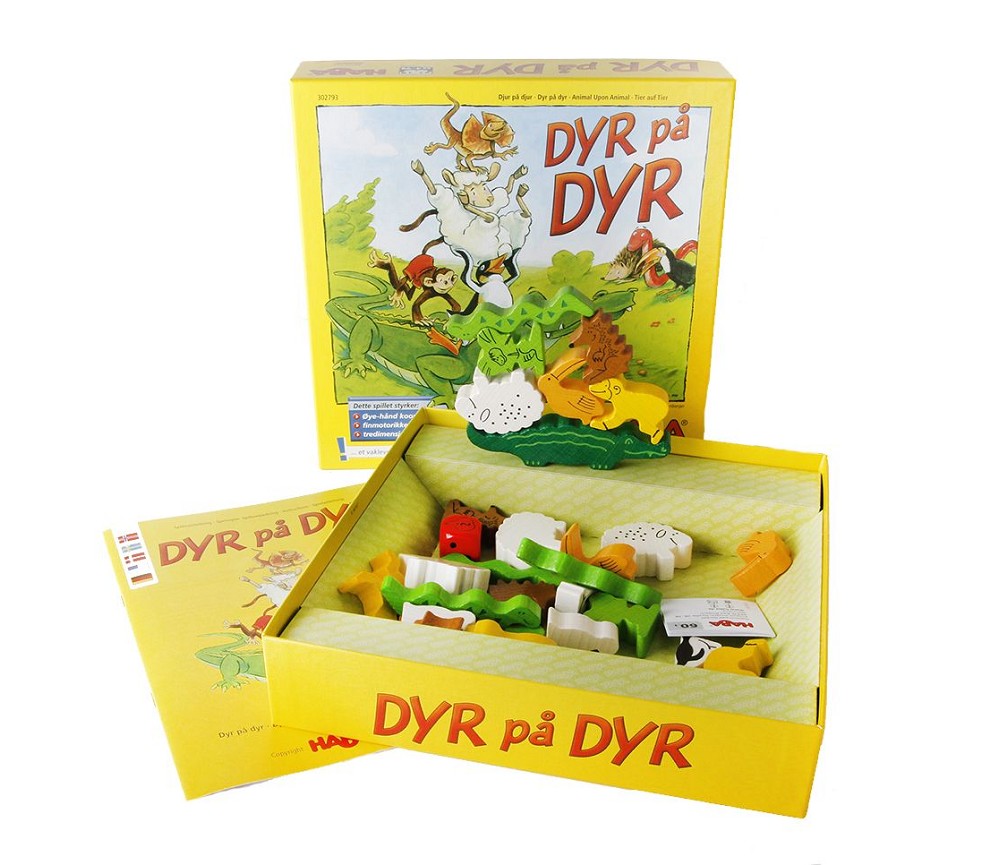 Dyr på dyr - stablespill