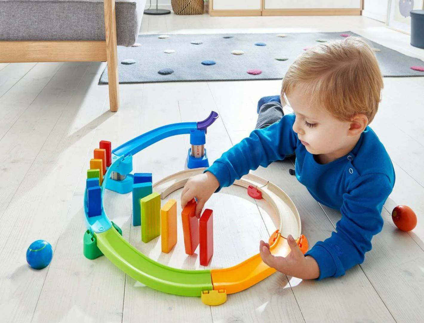 Kullerbü – Ball Track Kringel Domino