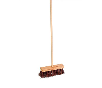 Broom for children with natural bassine bristles
