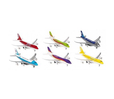 Airplane with light and sound. die-cast. L= 18.5 cm