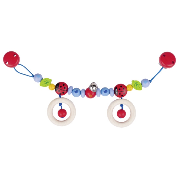 Pram chain ladybird I with clips