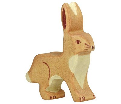 Hare. upright ears