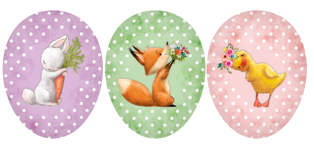 Påskeegg. Spring Cuties - 12 cm