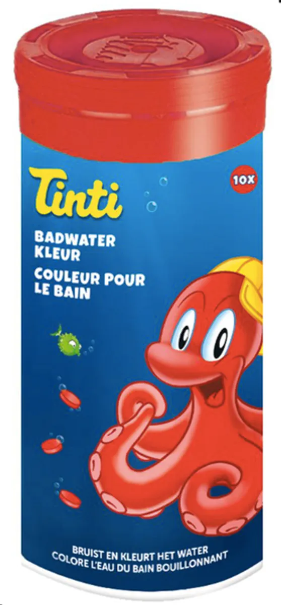 badetabletter i rør - Rød