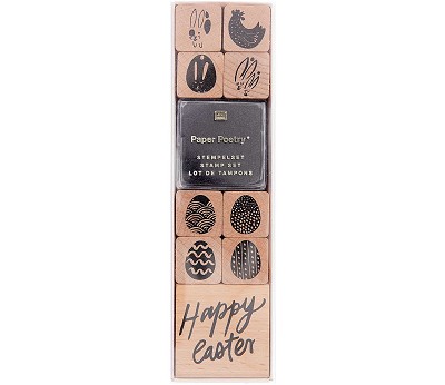 stampset.happy easter  9 stamps
