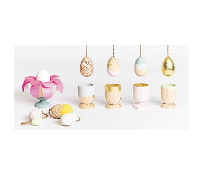 wooden egg for hanging. large