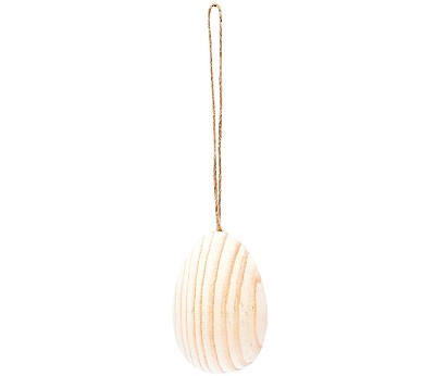 wooden egg for hanging. large