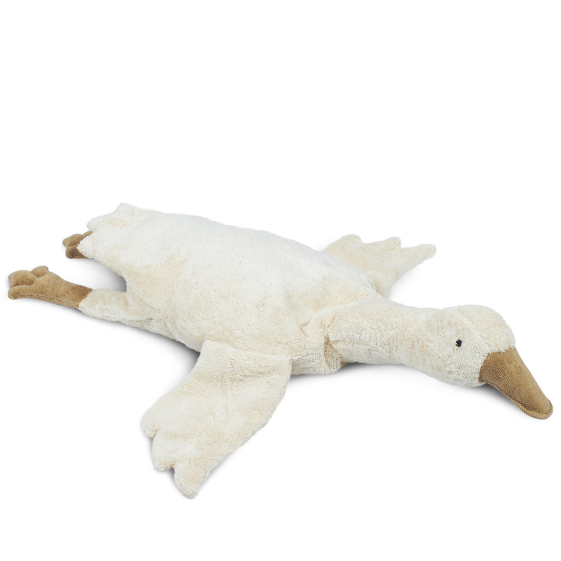 Cuddly animal Goose large, white