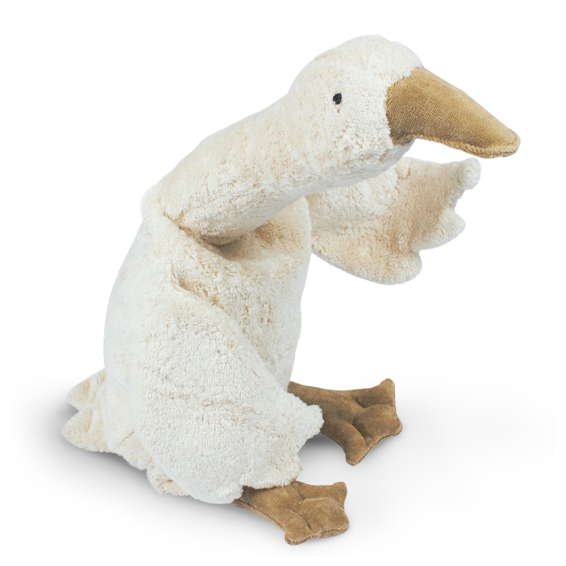 Cuddly animal Goose large | white