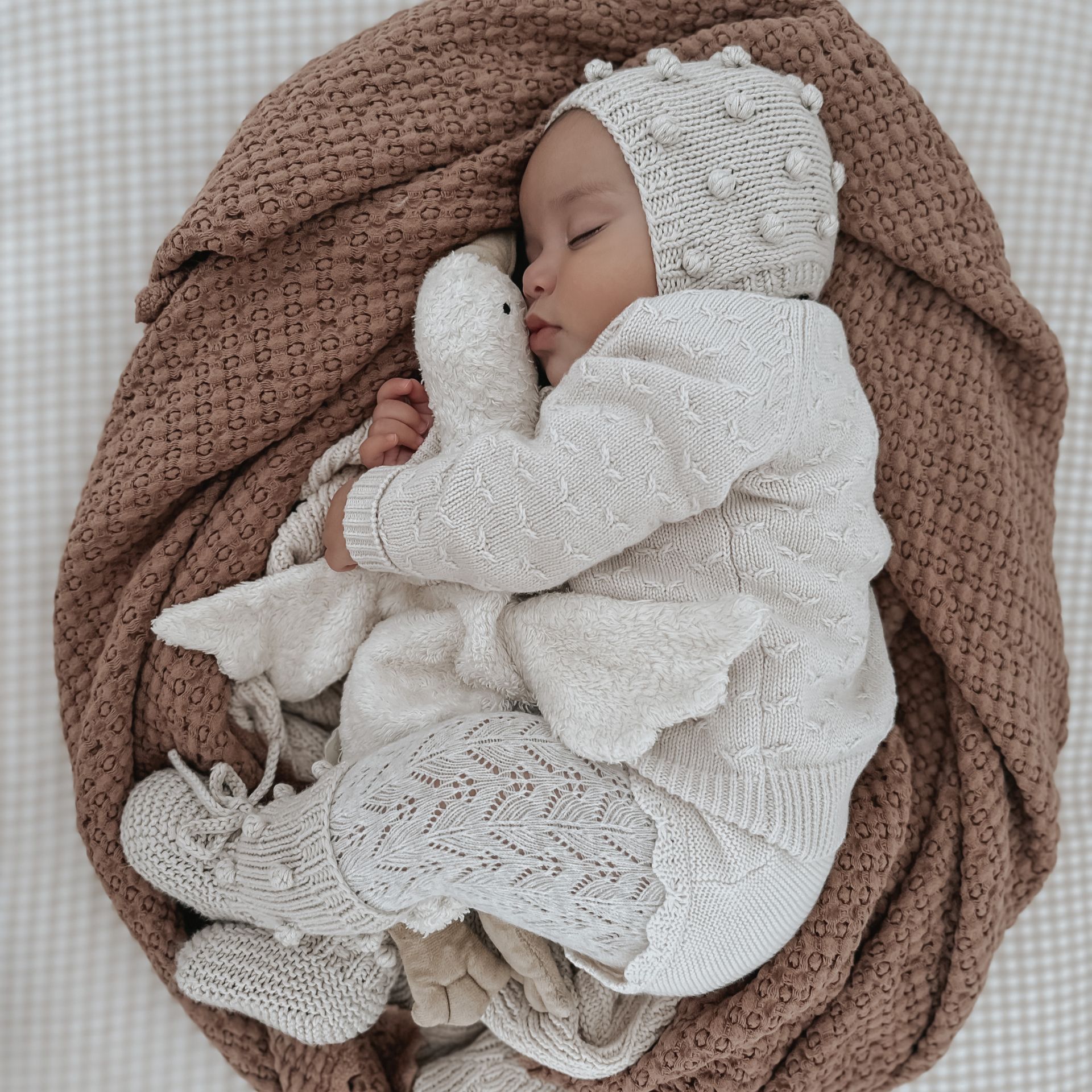 Cuddly animal Goose small | white