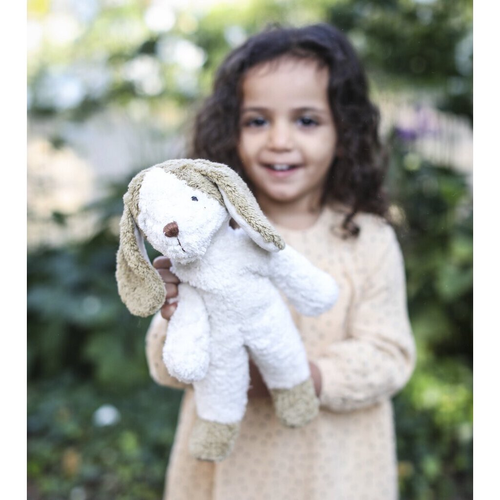 Floppy animal Dog, small| white & beige