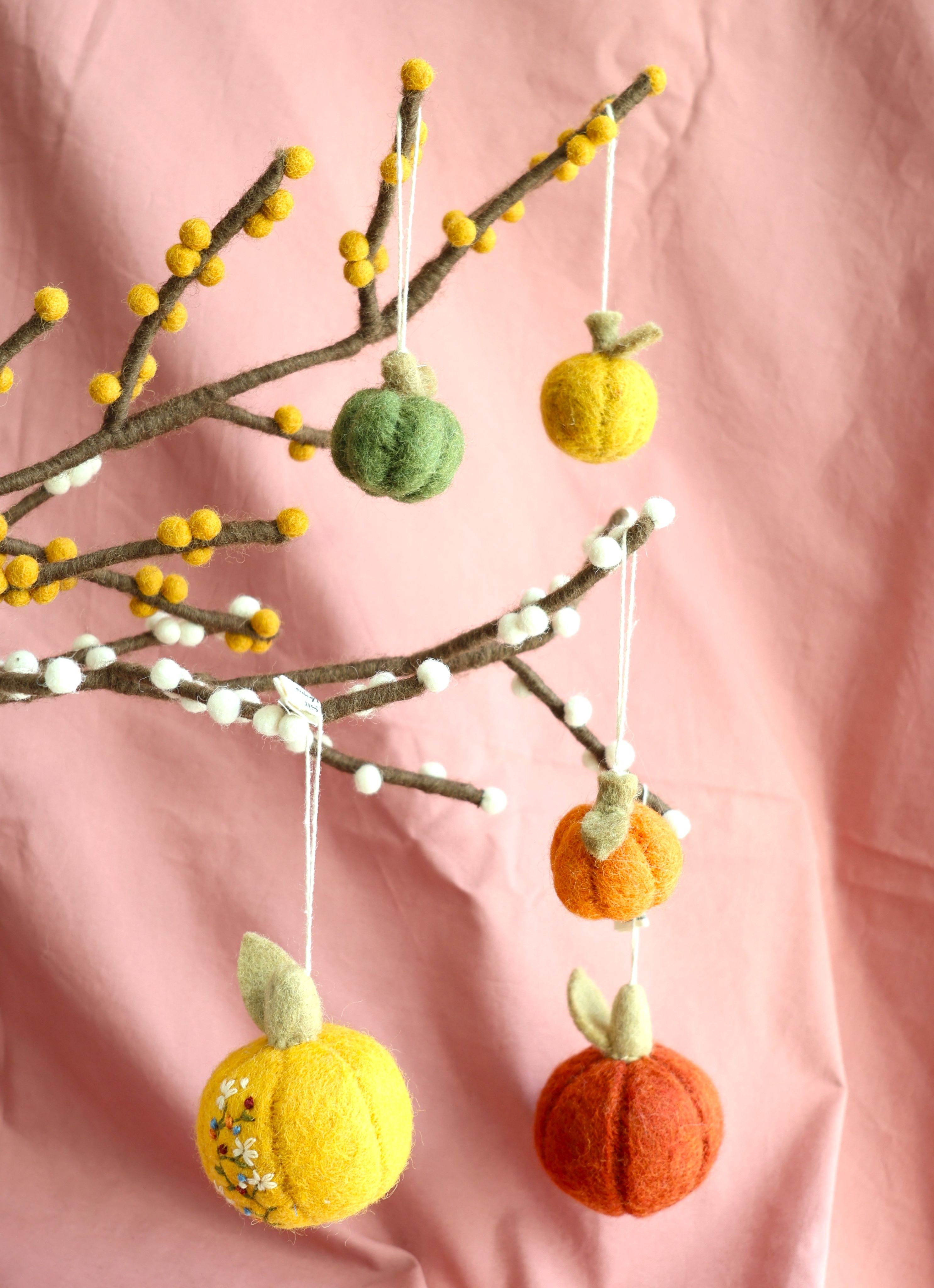 Pumpkins Mini - Orange - Set of 3 - AW25